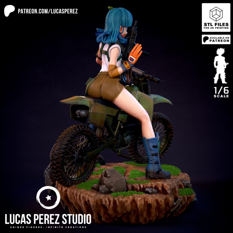 Bulma Adolescente - Dragon Ball - STL Files - STL Forge