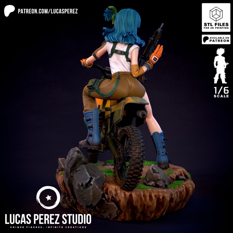 Bulma Adolescente - Dragon Ball - STL Files - STL Forge