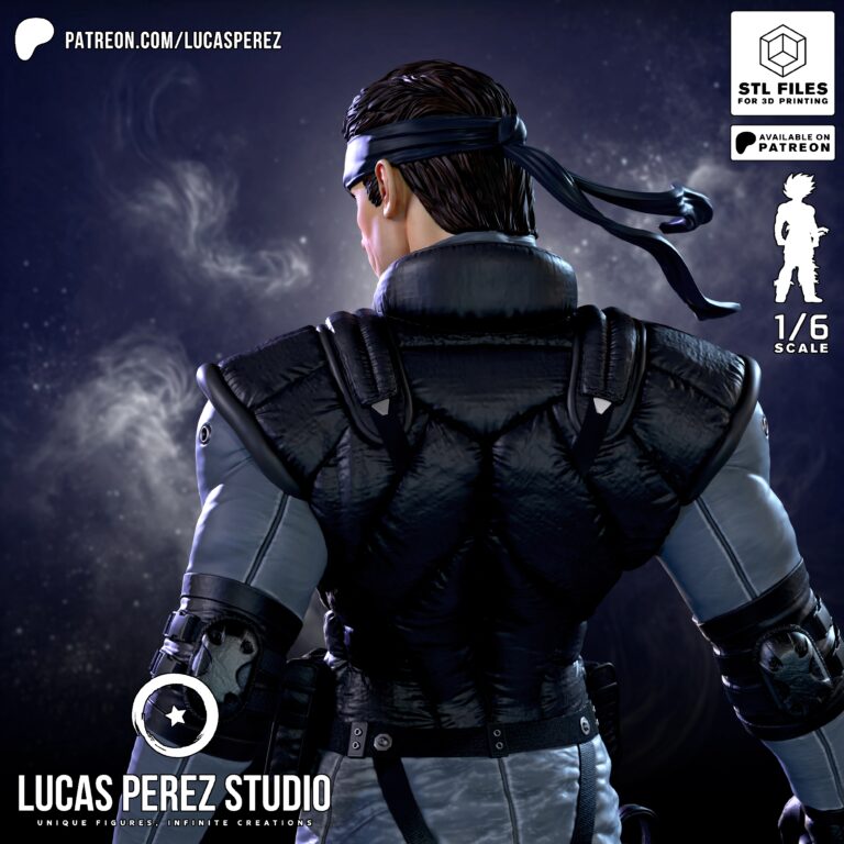 Solid Snake - Metal Gear - STL Files - STL Forge