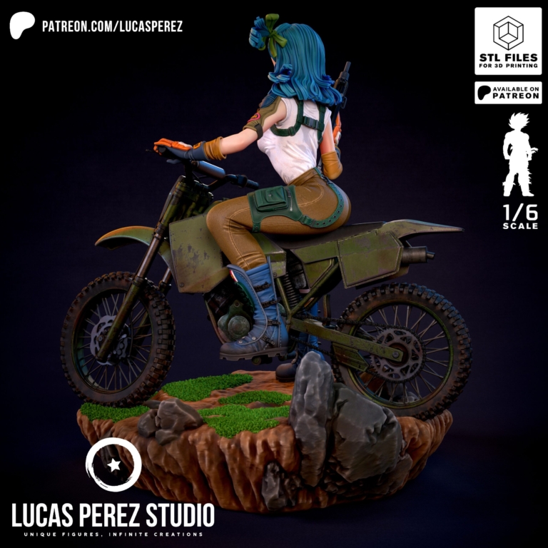 Bulma Adolescente - Dragon Ball - STL Files - STL Forge