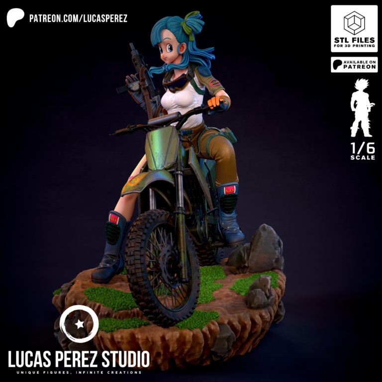 Bulma Adolescente - Dragon Ball - STL Files - STL Forge