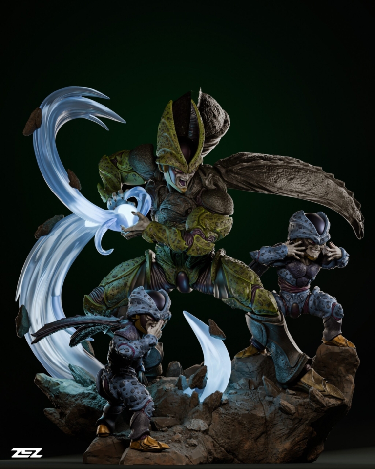 Cell + Realistic - Dragon Ball - STL Files - STL Forge