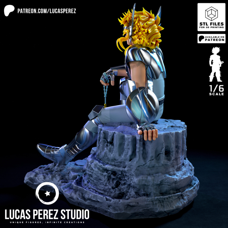 Hyoga de Cisne - Saint Seiya - STL Files - STL Forge