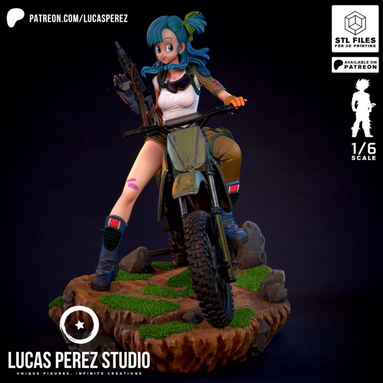 Bulma Adolescente - Dragon Ball - STL Files - STL Forge