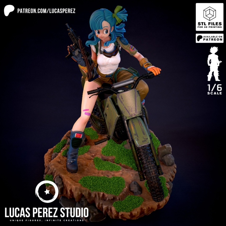 Bulma Adolescente - Dragon Ball - STL Files - STL Forge