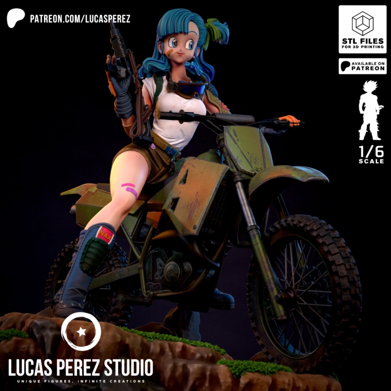 Bulma Adolescente - Dragon Ball - STL Files - STL Forge