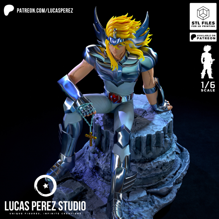 Hyoga de Cisne - Saint Seiya - STL Files - STL Forge