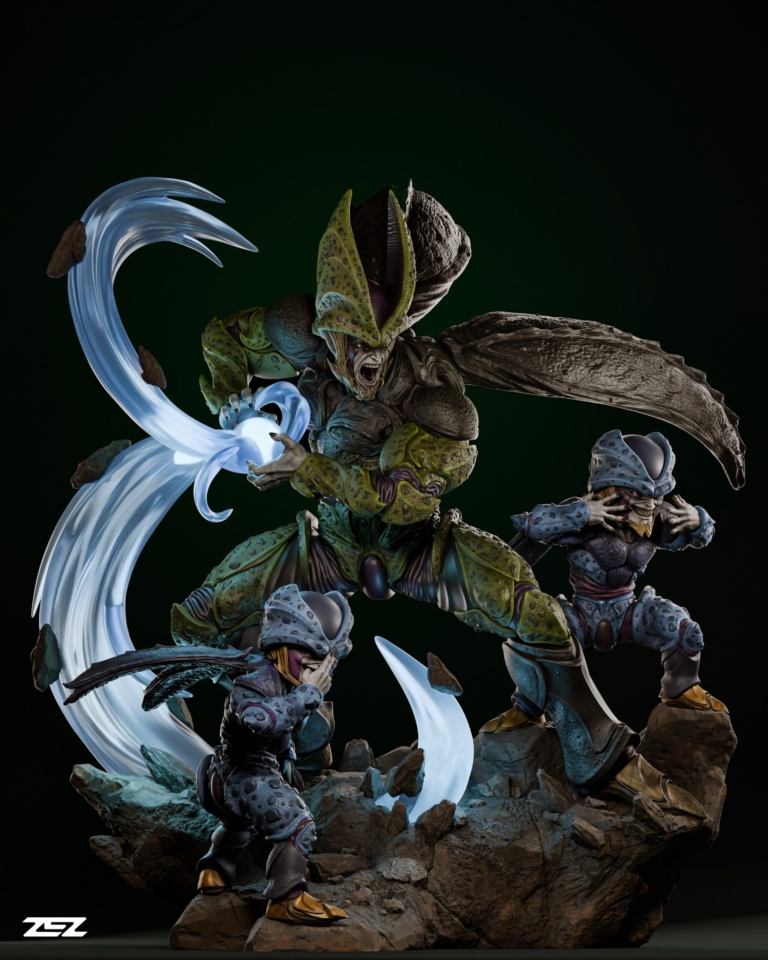Cell + Realistic - Dragon Ball - STL Files - STL Forge