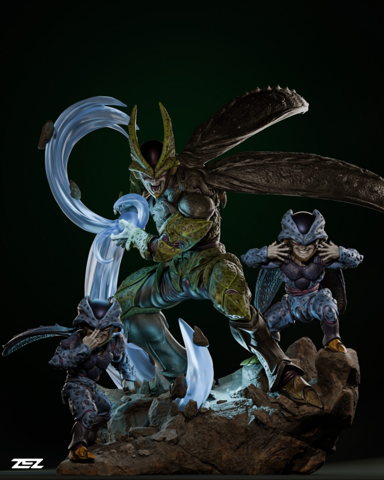 Cell + Realistic - Dragon Ball - STL Files - STL Forge