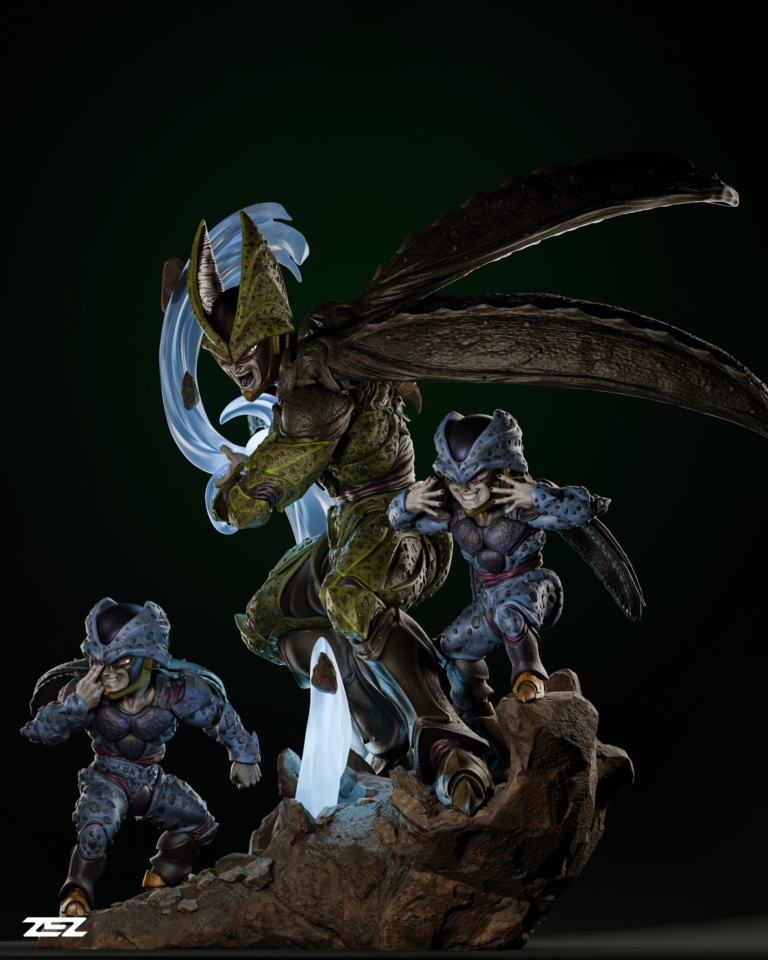 Cell + Realistic - Dragon Ball - STL Files - STL Forge