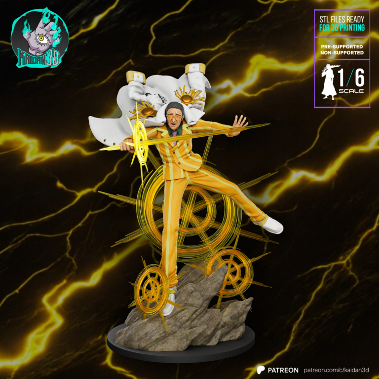 Akainu x Kizaru x Aokiji - One Piece - STL Files - STL Forge