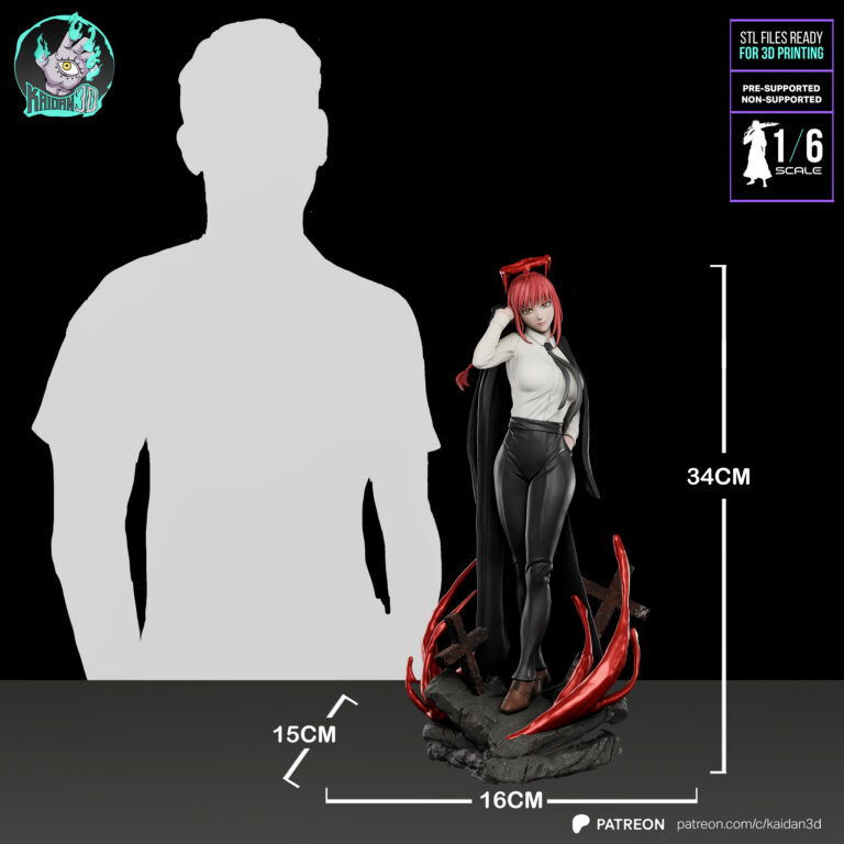 Makima - Chainsaw Man - STL Files - STL Forge