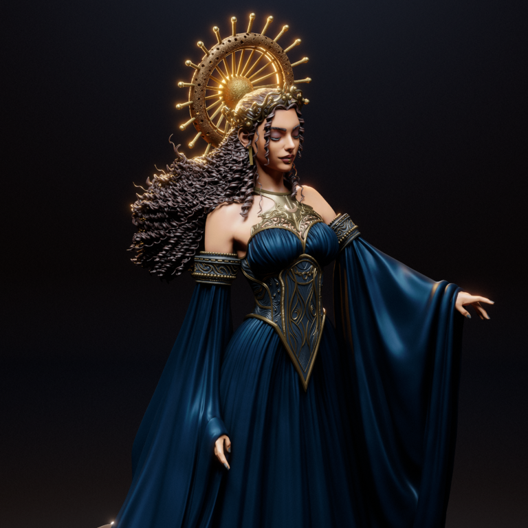 Diosa Nyx - Fantasy - STL Files - STL Forge