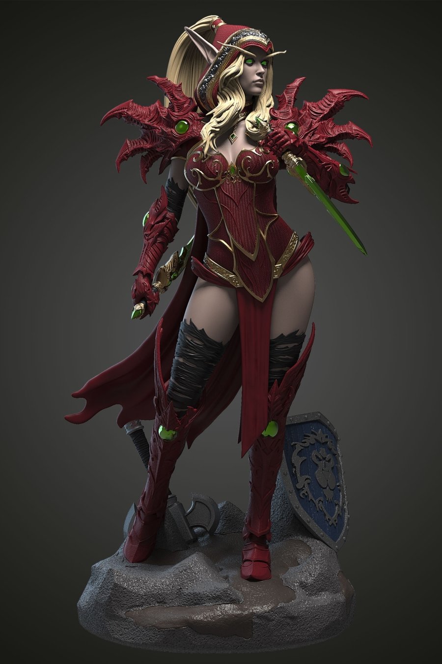 Valeera cuerpo completo