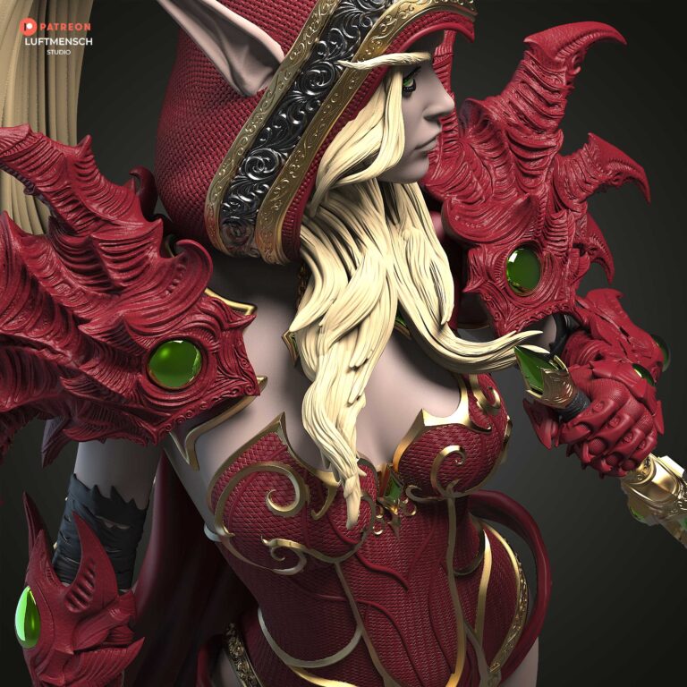 Valeera Sanguinar - Warcraft - STL Files - STL Forge