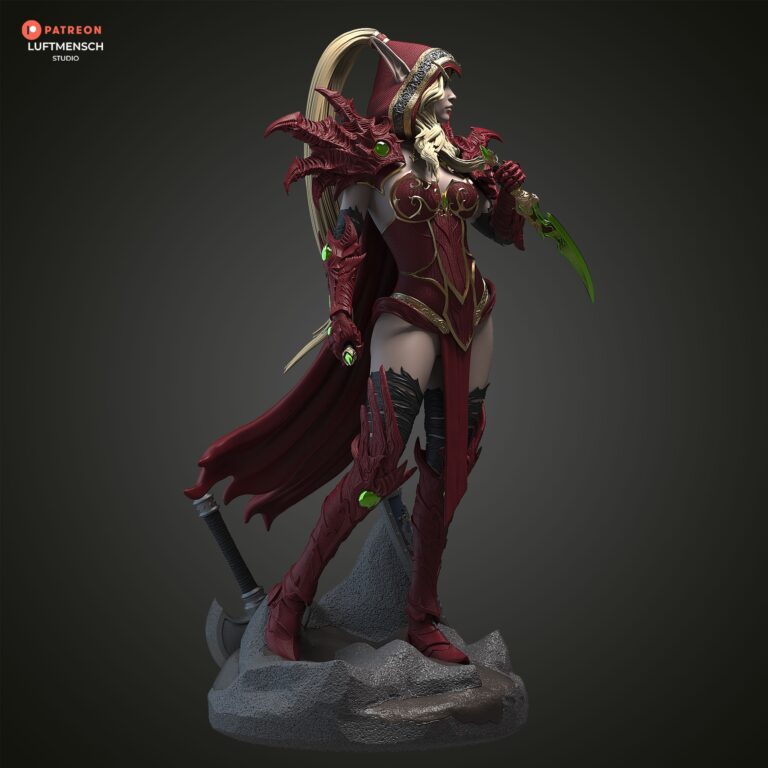 Valeera Sanguinar - Warcraft - STL Files - STL Forge