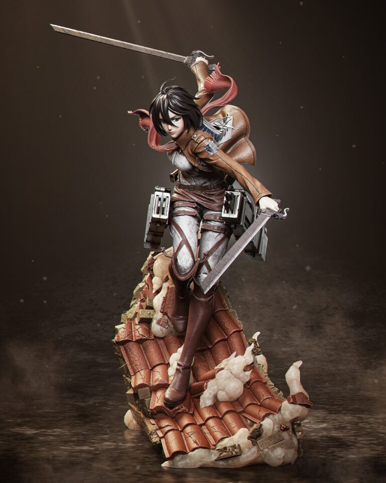Mikasa Ackerman 3 - Shingeki no Kyojin - STL Files - STL Forge