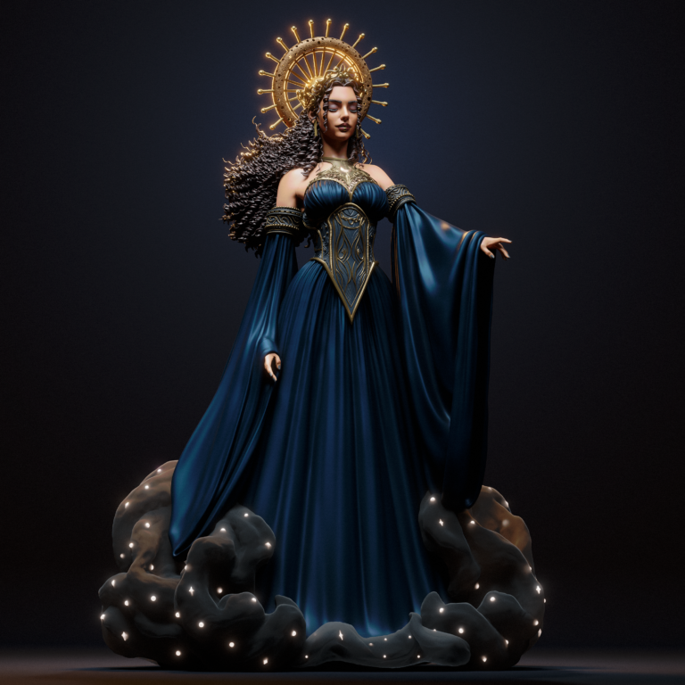 Diosa Nyx - Fantasy - STL Files - STL Forge