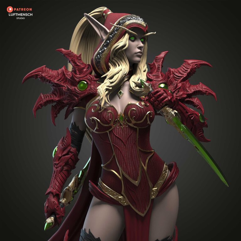 Valeera Sanguinar - Warcraft - STL Files - STL Forge
