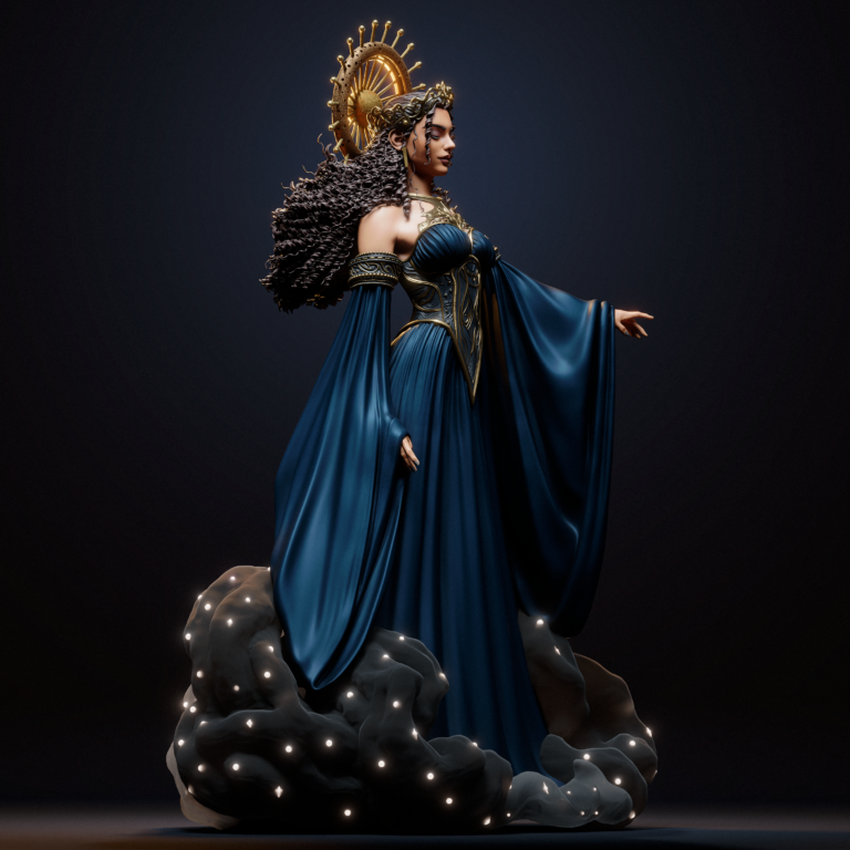 Diosa Nyx - Fantasy - STL Files - STL Forge