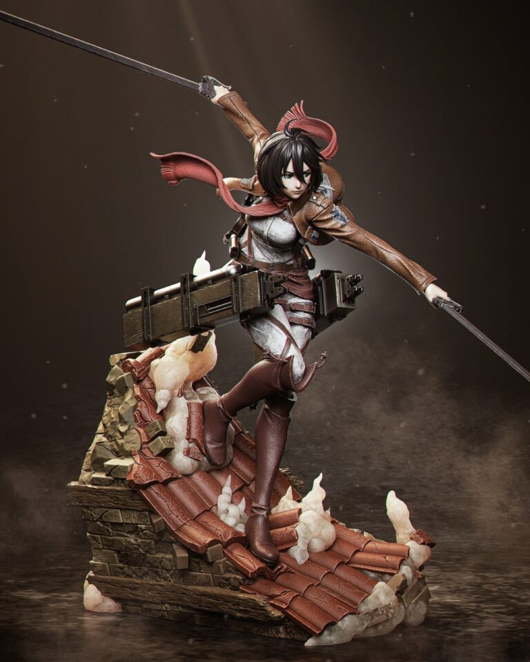 Mikasa Ackerman 3 - Shingeki no Kyojin - STL Files - STL Forge