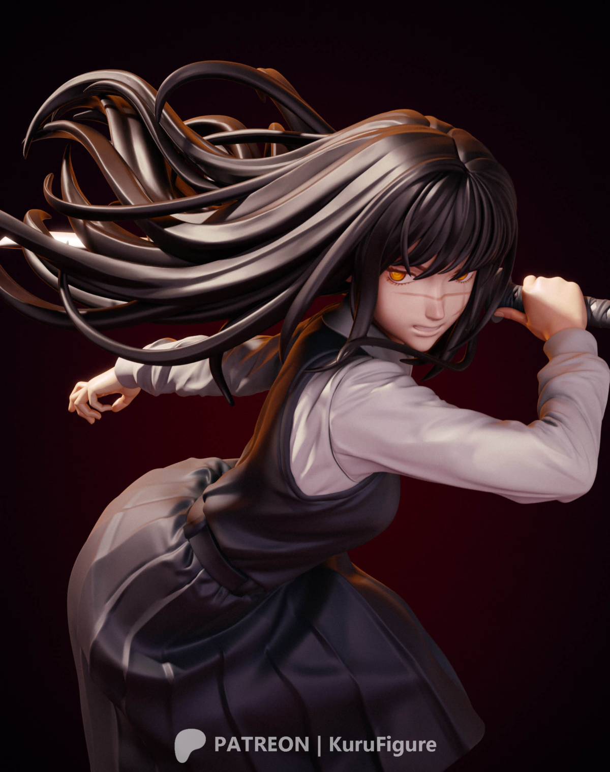 Asa Mitaka cuerpo a la mitad
