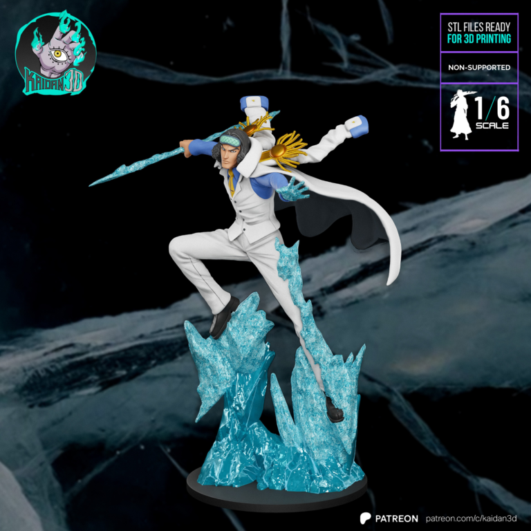 Akainu x Kizaru x Aokiji - One Piece - STL Files - STL Forge
