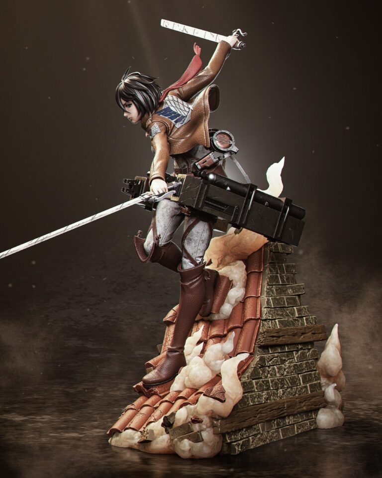 Mikasa Ackerman 3 - Shingeki no Kyojin - STL Files - STL Forge
