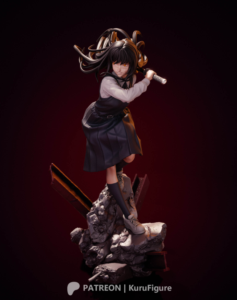 Asa Mitaka - Chainsaw Man - STL Files - STL Forge