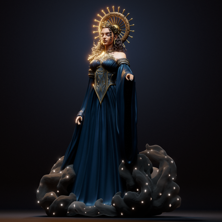 Diosa Nyx - Fantasy - STL Files - STL Forge