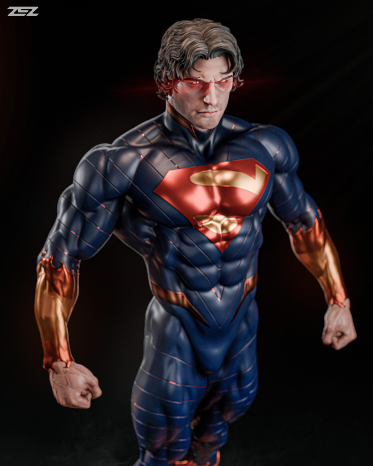 Superman Absoluto - DC - STL Files - STL Forge