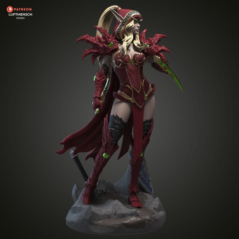 Valeera Sanguinar - Warcraft - STL Files - STL Forge
