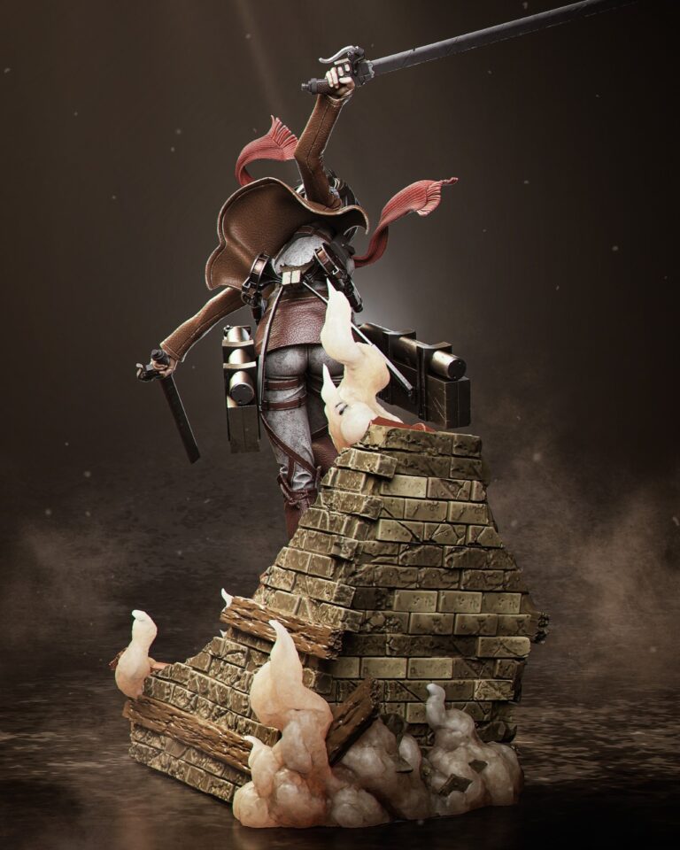 Mikasa Ackerman 3 - Shingeki no Kyojin - STL Files - STL Forge