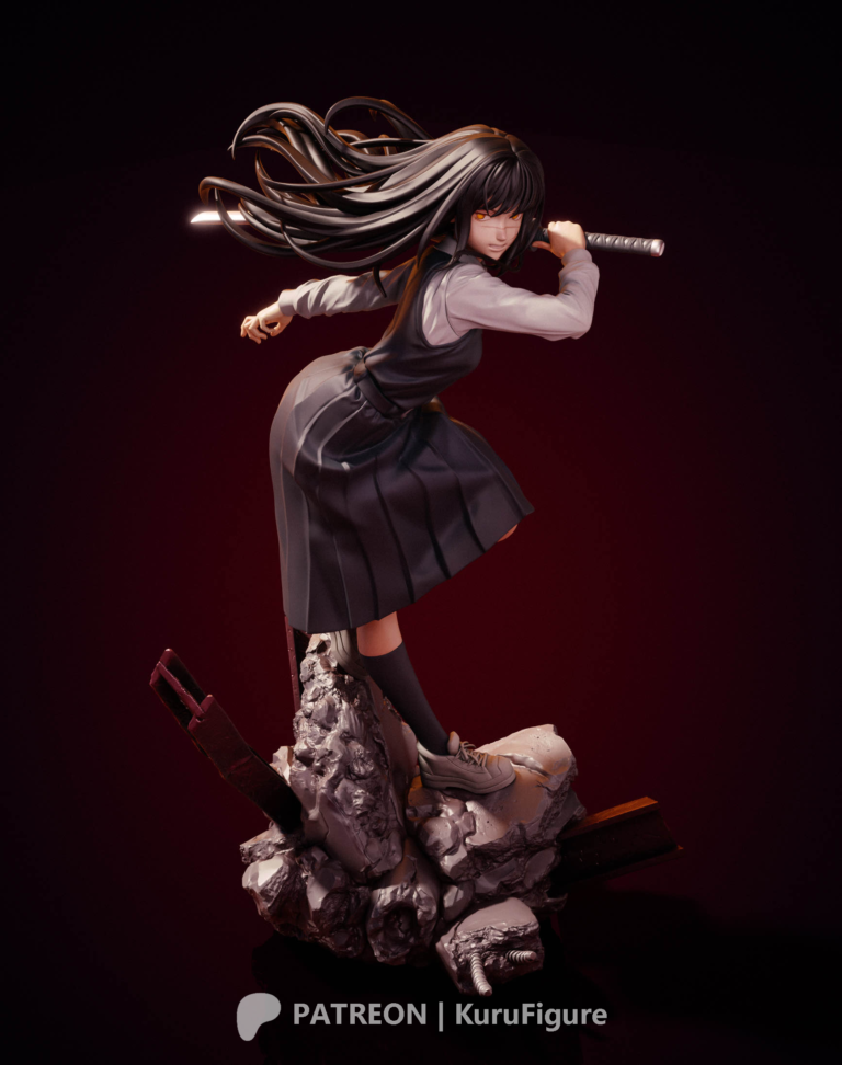 Asa Mitaka - Chainsaw Man - STL Files - STL Forge