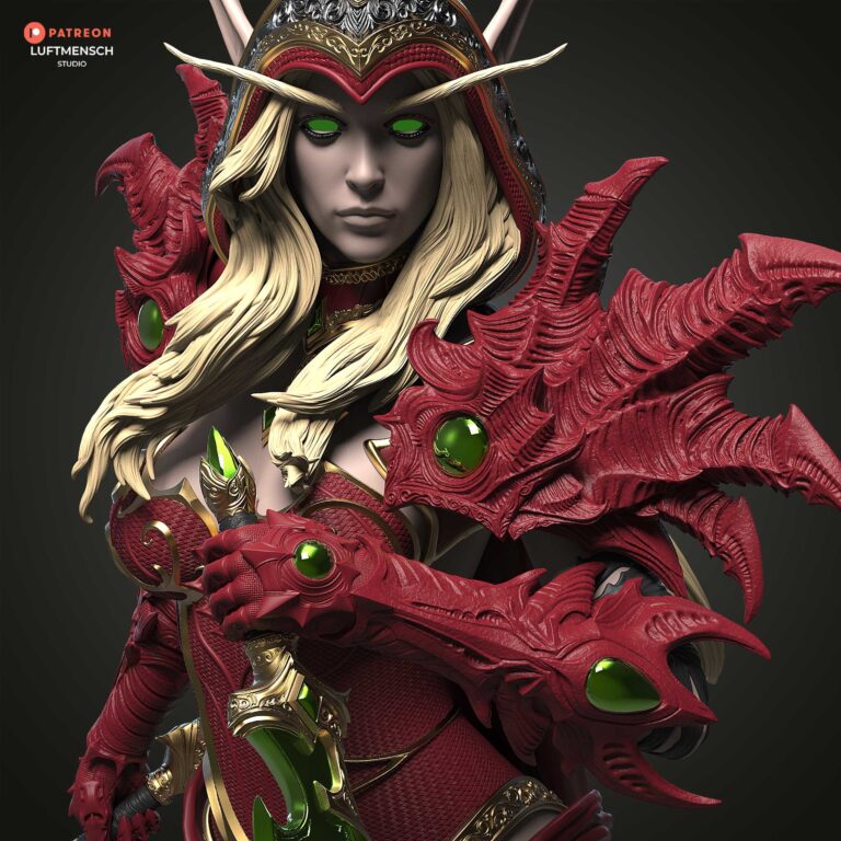 Valeera Sanguinar - Warcraft - STL Files - STL Forge