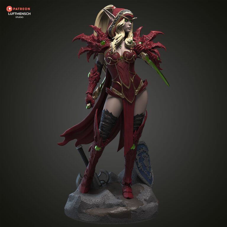 Valeera Sanguinar - Warcraft - STL Files - STL Forge