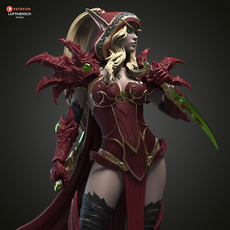 Valeera Sanguinar - Warcraft - STL Files - STL Forge