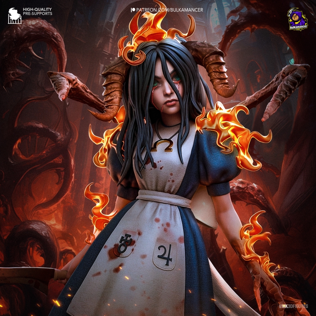 Alice - American McGee's Alice - STL Files - STL Forge