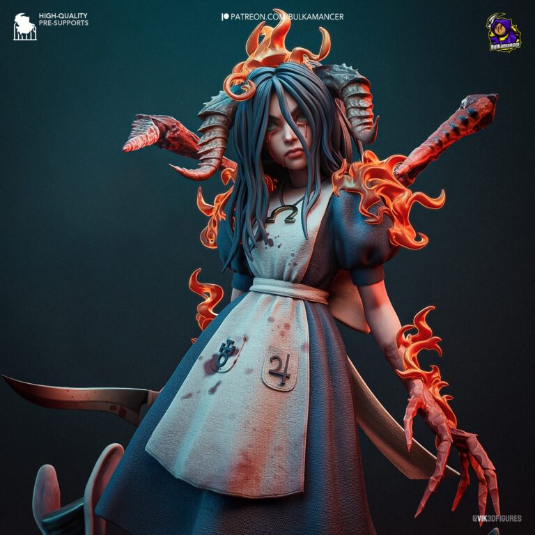 Alice - American McGee's Alice - STL Files - STL Forge