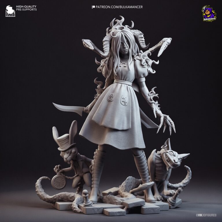 Alice - American McGee's Alice - STL Files - STL Forge