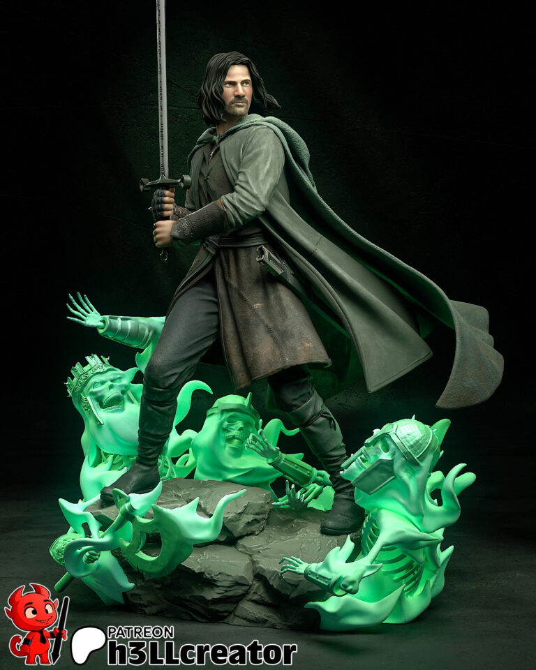 Aragorn - Lord of the Rings - STL Files - STL Forge