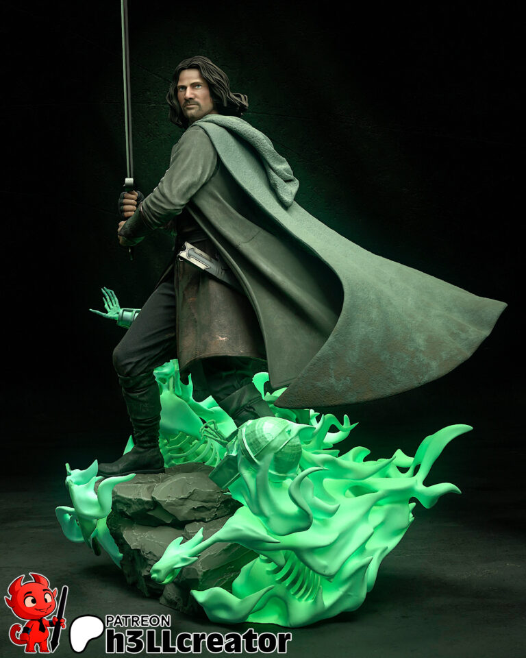 Aragorn - Lord of the Rings - STL Files - STL Forge