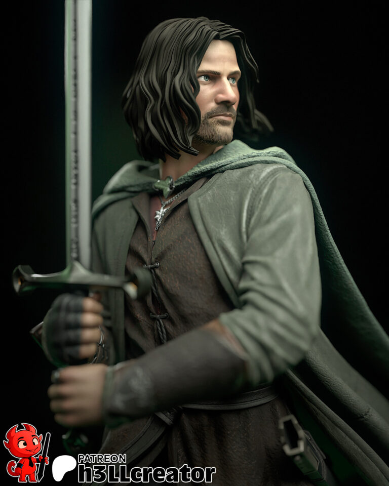 Aragorn - Lord of the Rings - STL Files - STL Forge