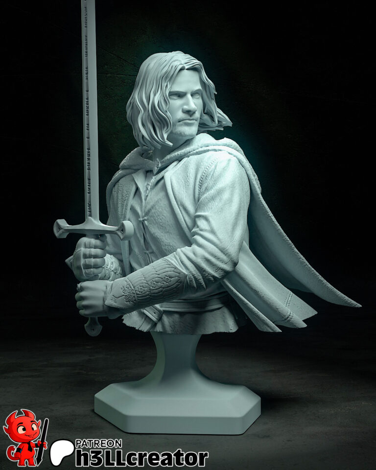 Aragorn - Lord of the Rings - STL Files - STL Forge