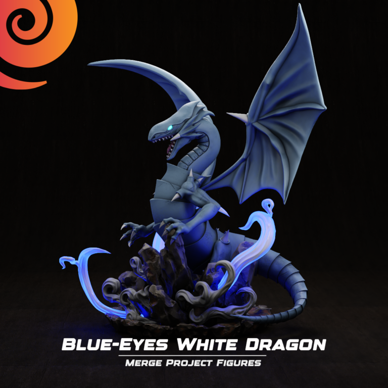 Dragón Blanco de Ojos Azules - Yu Gi Oh! - STL Files - STL Forge