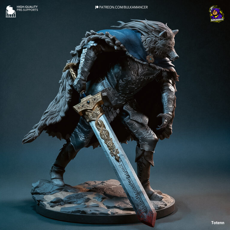 Blaidd 2 - Elden Ring - STL Files - STL Forge