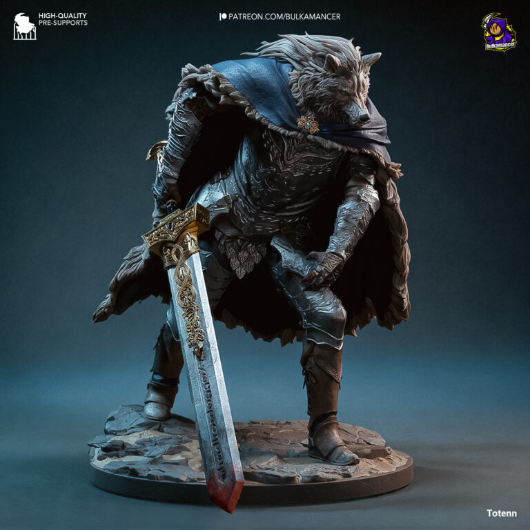 Blaidd 2 - Elden Ring - STL Files - STL Forge