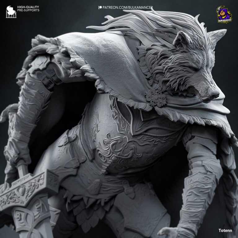 Blaidd 2 - Elden Ring - STL Files - STL Forge