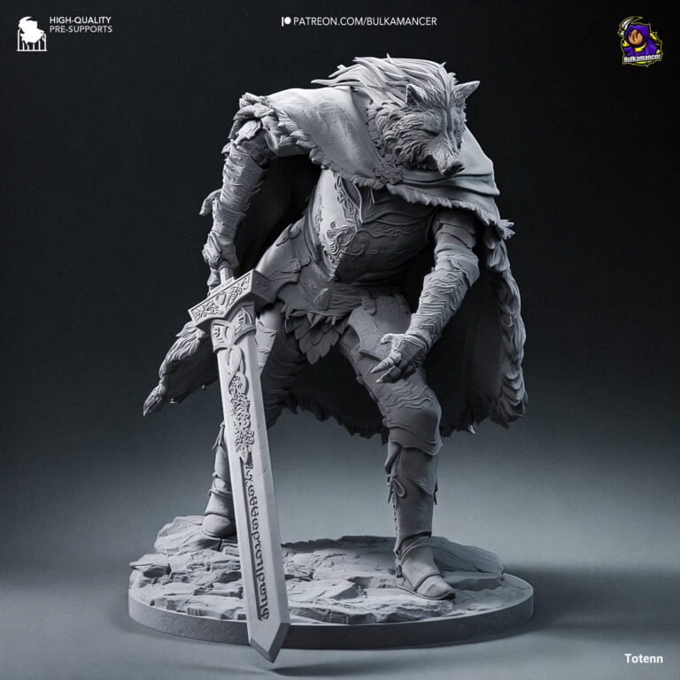Blaidd 2 - Elden Ring - STL Files - STL Forge
