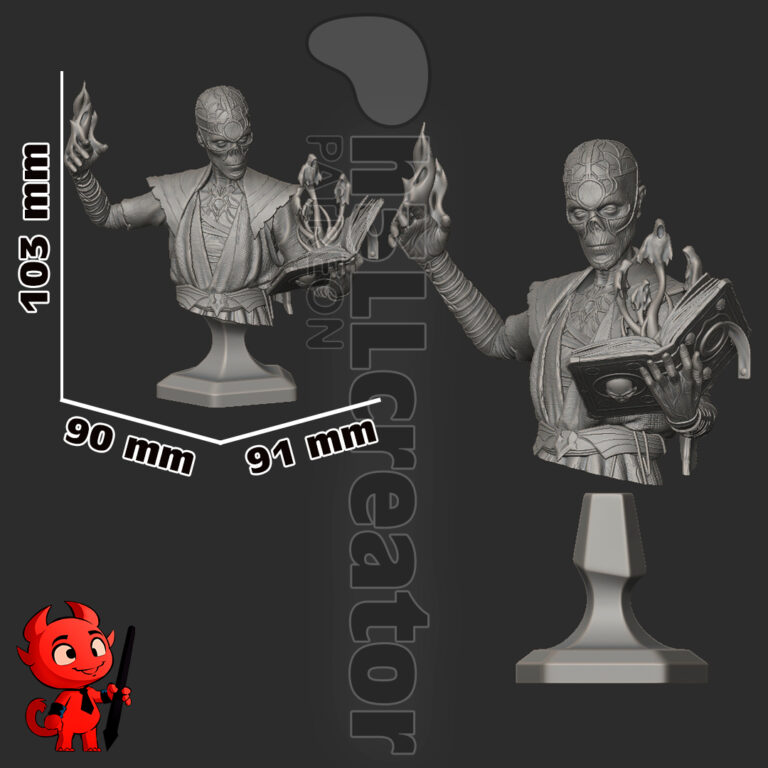 Withers + Bust - Baldur's Gate - STL Files - STL Forge